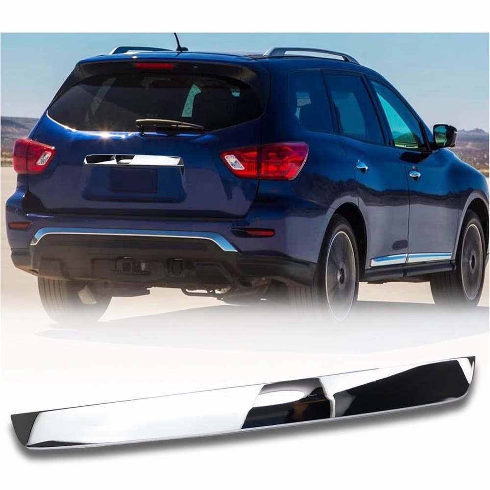 Tailgate Garnish Handle Trim Rear Chrome For 2013-2020 Nissan Pathfinder 3.5L EB